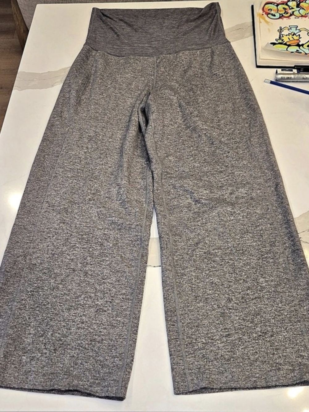 Lululemon Groove High-Rise Wide-Leg Pant Regular Gray